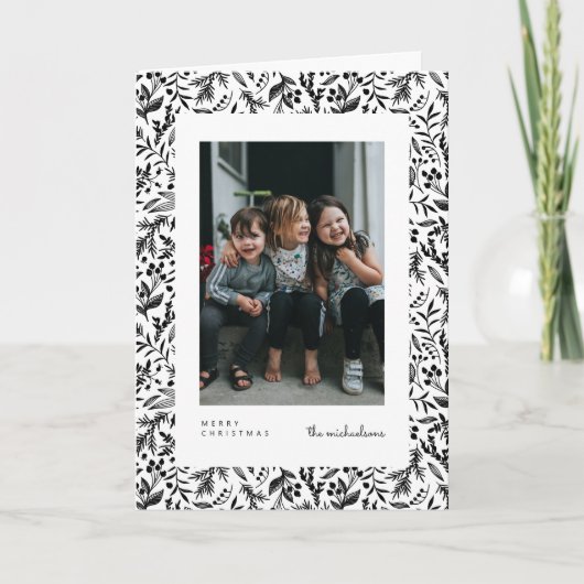 メリークリスマス |フォトホリデーカードの追加 シーズンカード (正面)