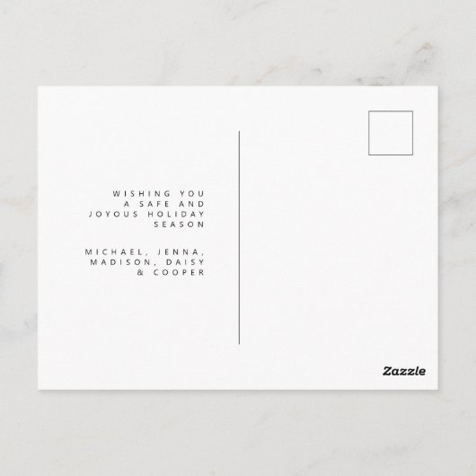 メリークリスマス |フォトポストカードの追加 ポストカード (裏面)