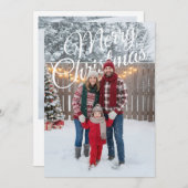メリークリスマス フォトポップ カード (正面/裏面)