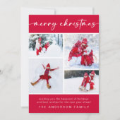 メリークリスマス |フォーモダンフォト シーズンカード (正面)