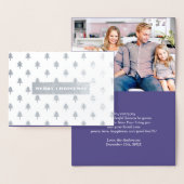 メリークリスマス.フォ実在イルクリスマスの写真カード 箔カード (ディスプレー)