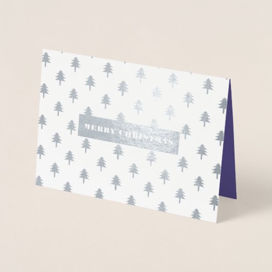 メリークリスマス.フォ実在イルクリスマスの写真カード 箔カード (正面)