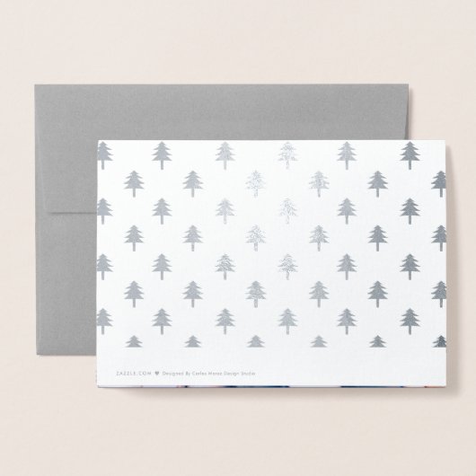 メリークリスマス.フォ実在イルクリスマスの写真カード 箔カード (裏面封筒付き)