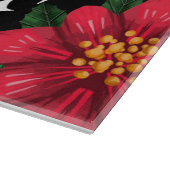 メリークリスマス フラワーリース カッティングボード (角)