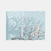 メリークリスマス！ フリースブランケット (正面(横))