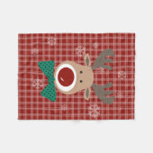 メリークリスマス！ フリースブランケット (正面(横))