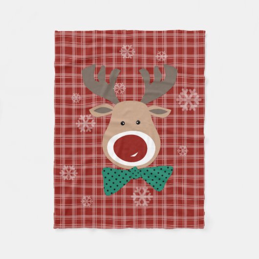 メリークリスマス！ フリースブランケット (正面)