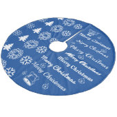 メリークリスマス フリース ツリースカート (アングル)