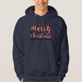 "メリークリスマス：フロスティ・エレガンス・ファッションデザイン" パーカ