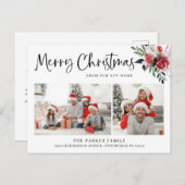 メリークリスマス |フローラ変更の写真 シーズンポストカード (正面/裏面)