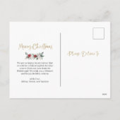 メリークリスマス | フローラ変更の写真 シーズンポストカード (裏面)