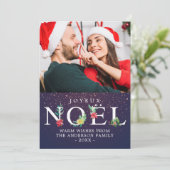 メリークリスマス フローリスト ノエル グリーティング フォト シーズンカード (スタンド正面)