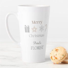 メリークリスマス フローリスト ホリデーパッケージ カフェラテマグ