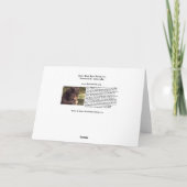 メリークリスマス-ブスターの挨拶状 シーズンカード (裏面)