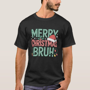 メリークリスマス ブラフ サンタ Xmas ホリデー 家族 Tシャツ