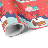 メリークリスマス·ブロブフィッシュサンタ ラッピングペーパー (ロールコーナー)