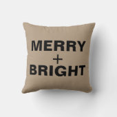 メリークリスマス「ベビー外は寒い」 クッション (裏面)