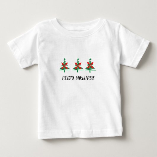 メリークリスマス ベビーTシャツ (正面)