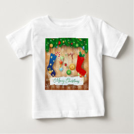 メリークリスマス ベビーTシャツ