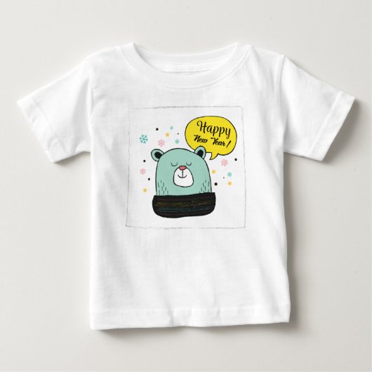 メリークリスマス ベビーTシャツ (正面)