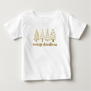メリークリスマス ベビーTシャツ