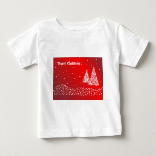 メリークリスマス ベビーTシャツ (正面)