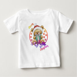 メリークリスマス ベビーTシャツ