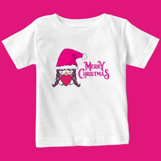 メリークリスマス ベビーTシャツ