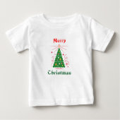メリークリスマス ベビーTシャツ (正面)