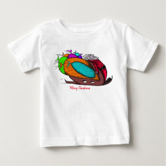 メリークリスマス ベビーTシャツ