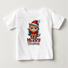 メリークリスマス ベビーTシャツ