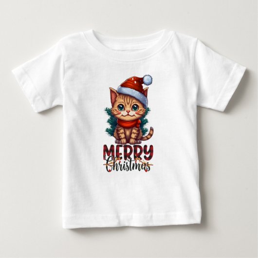 メリークリスマス ベビーTシャツ (正面)