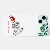 メリークリスマス！ベルとボールで子犬 Case-Mate iPhoneケース (裏面 (横))