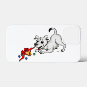 メリークリスマス！ベルとボールで子犬 iPhone 13 MINIケース