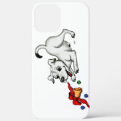 メリークリスマス！ベルとボールで子犬 Case-Mate iPhoneケース (裏面)