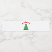 メリークリスマス ペットボトルラベル (シングルラベル)