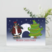 メリークリスマス!ペンギンクールとイグルー シーズンカード (スタンド正面)