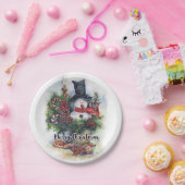 メリークリスマス ペーパープレート (パーティー)