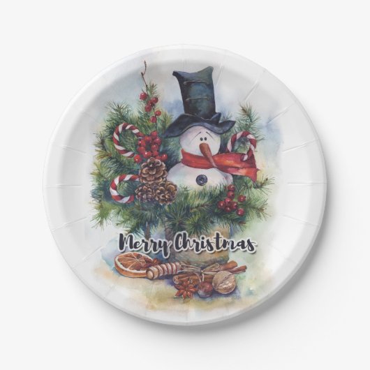 メリークリスマス ペーパープレート (正面)