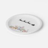 メリークリスマス ペーパープレート (アングル)