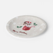 メリークリスマス ペーパープレート (アングル)