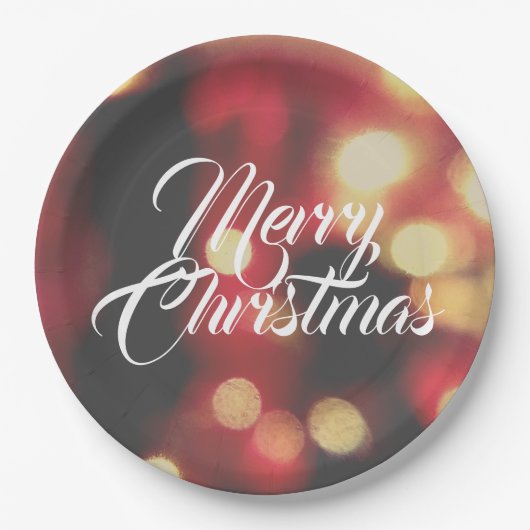 メリークリスマス ペーパープレート (正面)