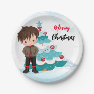 メリークリスマス ペーパープレート