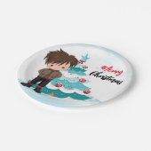 メリークリスマス ペーパープレート (アングル)