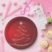 メリークリスマス ペーパープレート (パーティー)