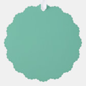 メリークリスマス：ホッキョクグマ&チャイルド オーナメントカード (裏面)