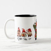 メリークリスマス!ホホホホホ!格言マググ ツートーンマグカップ (左)