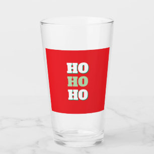 メリークリスマス ホホホ パーティー シンプル 無地 タンブラーグラス