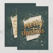 メリークリスマス ホリデーカード (正面/裏面)