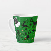 メリークリスマス ホリデーギフト カフェラテマグ (左アングル)
